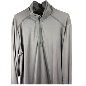 5.11‎ PT-R Pullover Mens Medium Gray Quarter Zip Athletic Training Long Sleeve